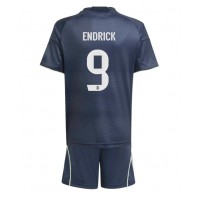 Real Madrid Endrick #9 Vonkajší Detský futbalový dres 2025-26 Krátky Rukáv (+ trenírky)